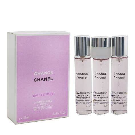 chance eau tendre woman edt 3x20ml refil